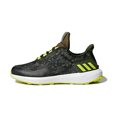 (Youth) adidas RapidaRun Uncaged Wide Sneakers 'Olive Green Yellow'