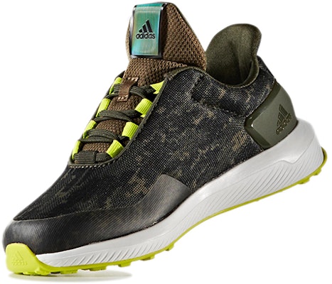 (Youth) adidas RapidaRun Uncaged Wide Sneakers 'Olive Green Yellow' CP9844 Lookbook (Youth) adidas RapidaRun Uncaged Wide Sneakers 'Olive Green Yellow' CP9844