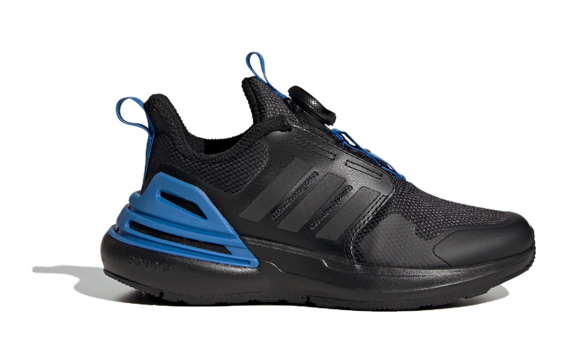 Lookbook 兒童 adidas Rapidasport BOA 舒適 防滑耐磨 兒童休閒鞋 黑藍色
