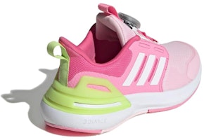 兒童 adidas Rapidasport BOA 減震耐磨 低筒 兒童跑步鞋 粉黃色 Shop 兒童 adidas Rapidasport BOA 減震耐磨 低筒 兒童跑步鞋 粉黃色