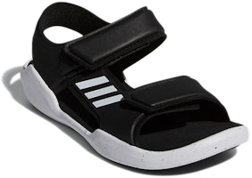 (Youth) adidas Rapidaswim Sandals 'Black White' G54798 Lookbook (Youth) adidas Rapidaswim Sandals 'Black White' G54798