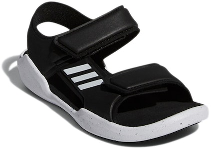 (Youth) adidas Rapidaswim Sandals 'Black White' G54798 Lookbook (Youth) adidas Rapidaswim Sandals 'Black White' G54798