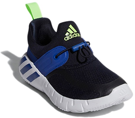 大童 adidas Rapidazen J 舒適透氣 低筒慢跑鞋 黑藍 Lookbook 大童 adidas Rapidazen J 舒適透氣 低筒慢跑鞋 黑藍
