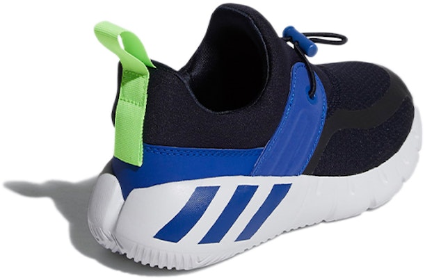 大童 adidas Rapidazen J 舒適透氣 低筒慢跑鞋 黑藍 Shop 大童 adidas Rapidazen J 舒適透氣 低筒慢跑鞋 黑藍