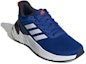 Lookbook 大童 adidas Response Super 2.0 J 輕便透氣舒適 低幫跑步鞋 藍白