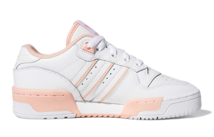 (Youth) adidas Rivalry Low J 'White Glow Pink' 圖 2