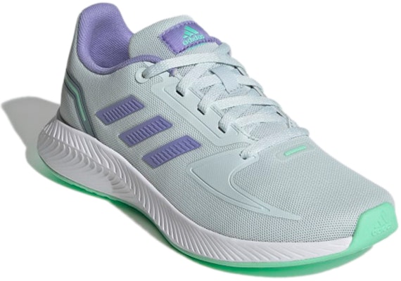 (JR) adidas Runfalcon 2.0 'Hijau Muda Ungu' GX3536 Lookbook (JR) adidas Runfalcon 2.0 'Hijau Muda Ungu' GX3536