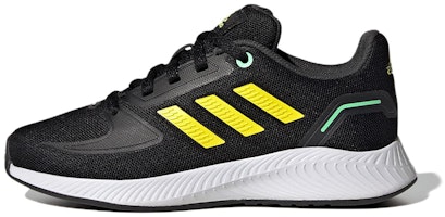 (Youth) adidas Runfalcon 2.0 Big Kid 'Black Beam Yellow' HR1408 (Youth) adidas Runfalcon 2.0 Big Kid 'Black Beam Yellow' HR1408