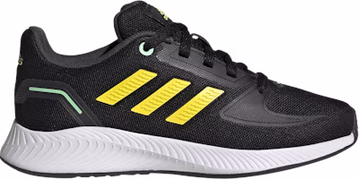 (Youth) adidas Runfalcon 2.0 Big Kid 'Black Beam Yellow' HR1408 (Youth) adidas Runfalcon 2.0 Big Kid 'Black Beam Yellow' HR1408