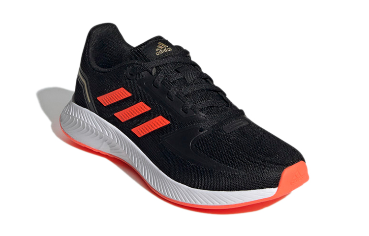 Lookbook (JR) adidas Runfalcon 2.0 J 'Hitam Solar Merah' GZ7418