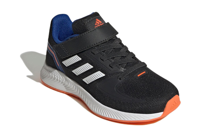 Lookbook (JR) 阿迪达斯 Runfalcon 2.0 小童鞋 '碳蓝橙' HR1396