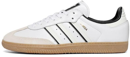 (Youth) adidas Samba OG J 'Double White Black Gum' IH5585 (Youth) adidas Samba OG J 'Double White Black Gum' IH5585