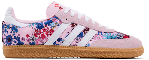 (Youth) adidas Samba OG Liberty London Clear Pink Floral JQ2008 (Youth) adidas Samba OG Liberty London Clear Pink Floral JQ2008
