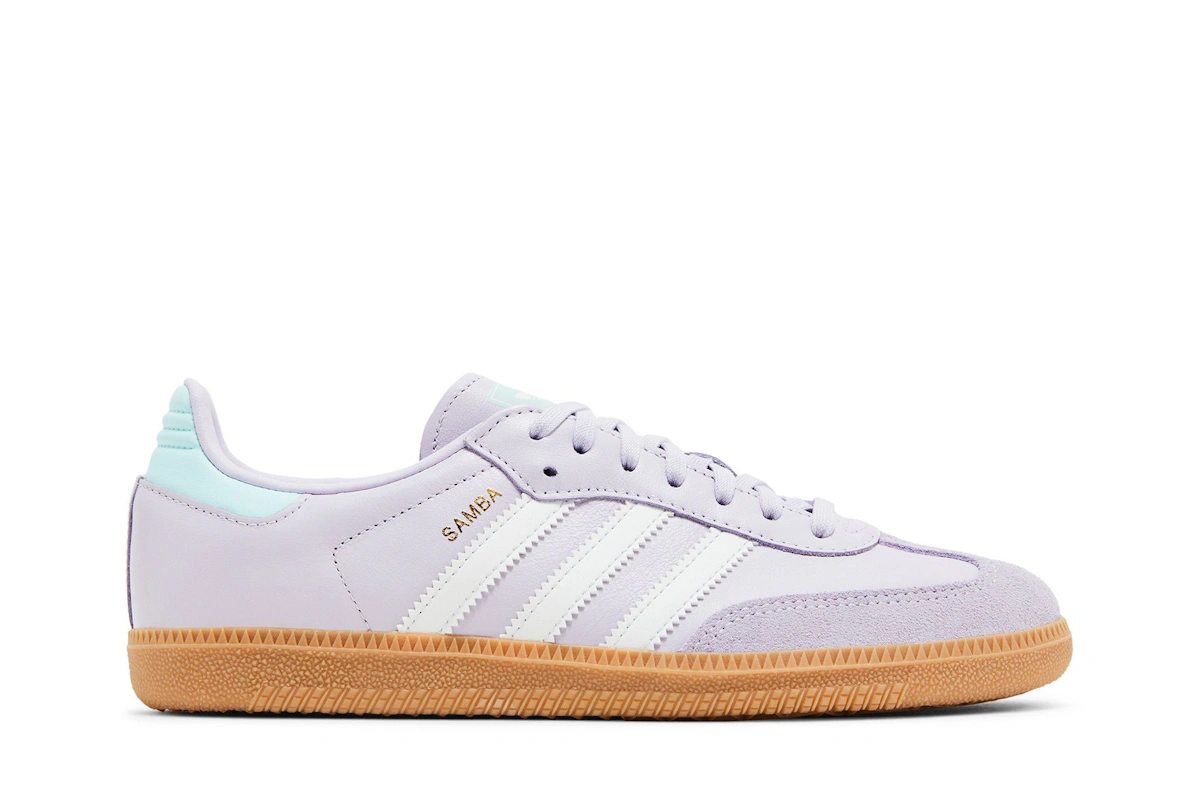 (Youth) adidas Samba OG J 'Silver Dawn Aqua'