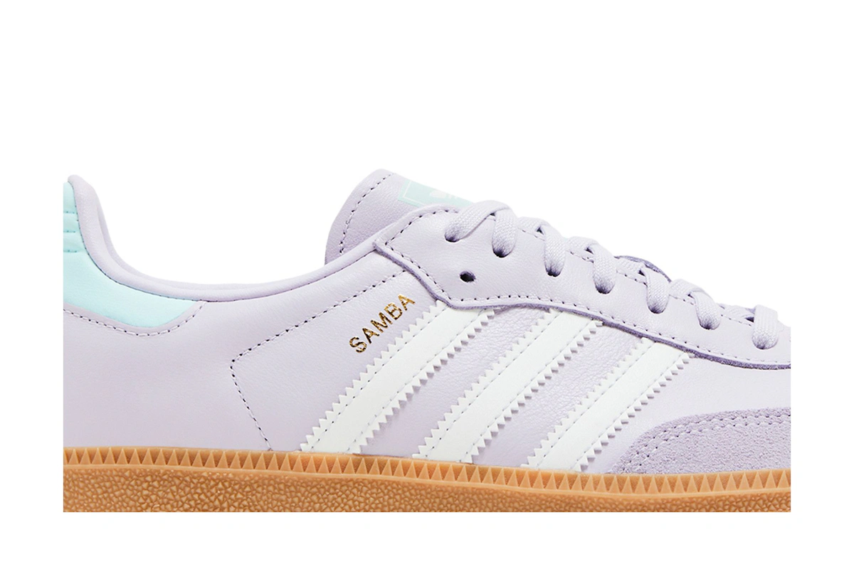 (Youth) adidas Samba OG J 'Silver Dawn Aqua'