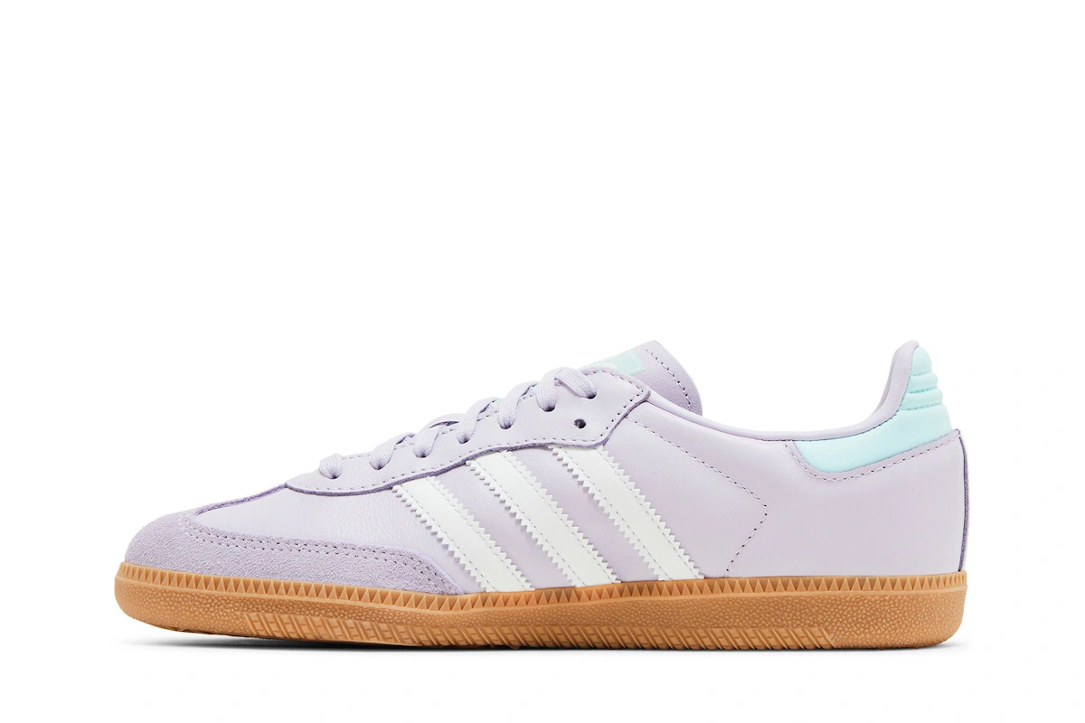 (Youth) adidas Samba OG J 'Silver Dawn Aqua'