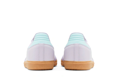 (Youth) adidas Samba OG J 'Silver Dawn Aqua'