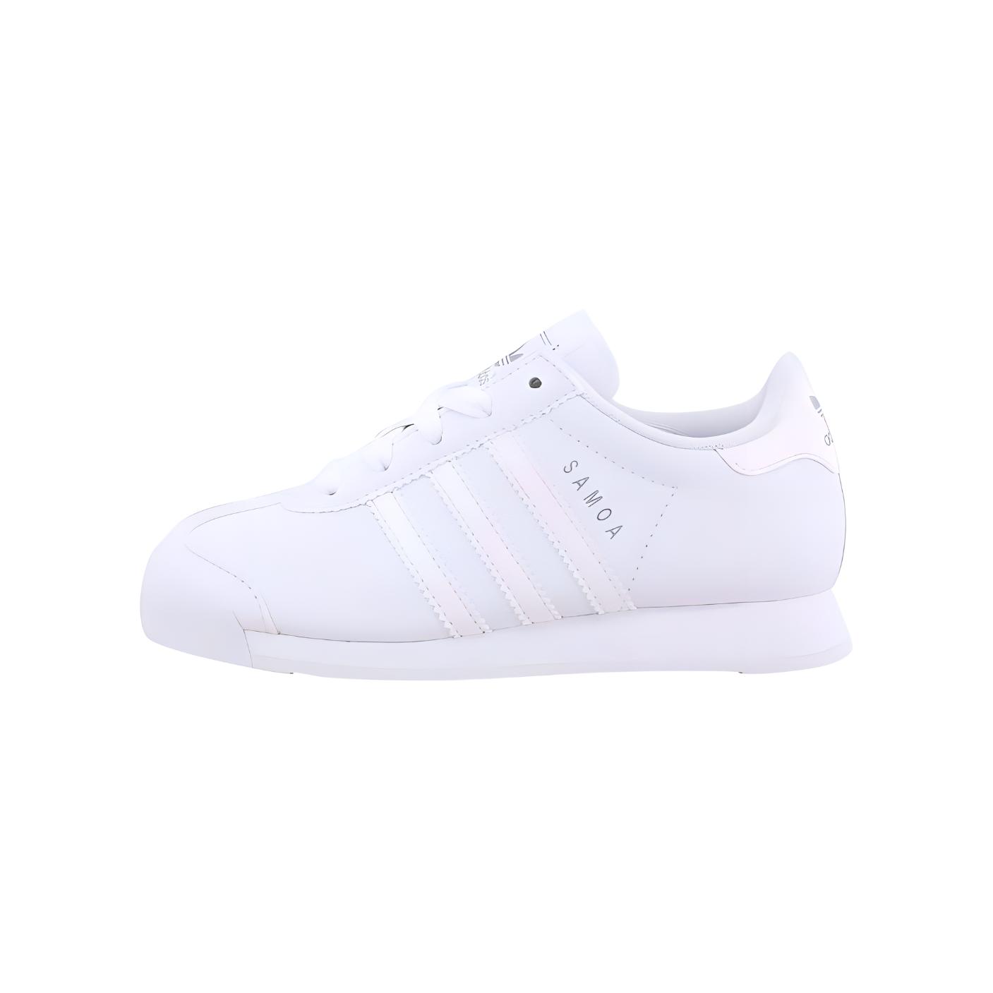(Youth) adidas Samoa C 'White Silver Metallic' G21239