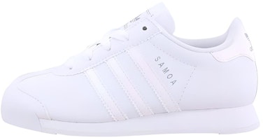 (Youth) adidas Samoa C 'White Silver Metallic' G21239 (Youth) adidas Samoa C 'White Silver Metallic' G21239