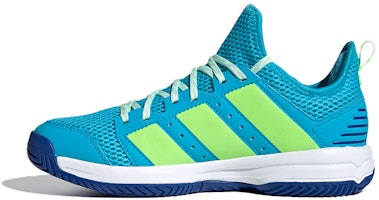 (Youth) adidas Stabil Indoor K Shoes Blue/Green FU8402 (Youth) adidas Stabil Indoor K Shoes Blue/Green FU8402