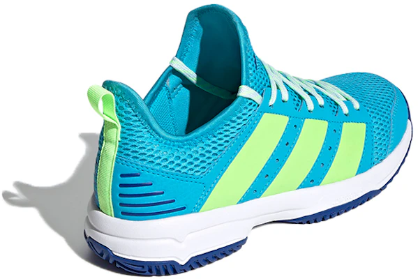 兒童 adidas Stabil 室內運動鞋 藍綠 Shop 兒童 adidas Stabil 室內運動鞋 藍綠