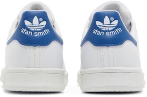 大童 adidas originals StanSmith J 低筒 板鞋 白藍尾 Details for 大童 adidas originals StanSmith J 低筒 板鞋 白藍尾