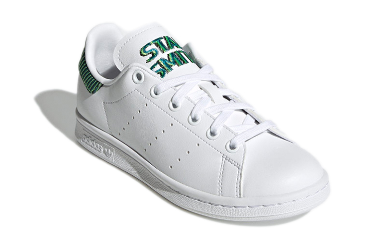 Lookbook (JR) adidas Stan Smith J ''Weiß Grün Bestickt'' GZ7366