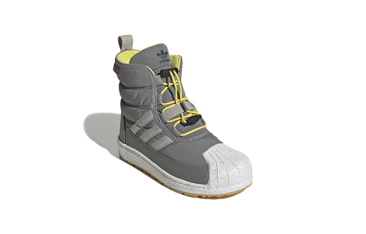 Lookbook (JR) adidas Superstar 360 Bottes J ''Gris Jaune Impact Gum'' GW4715