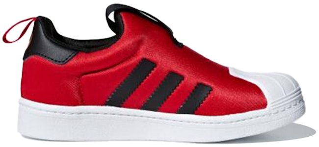 中童 adidas originals Superstar 360 低筒 運動鞋 紅黑白 Order 中童 adidas originals Superstar 360 低筒 運動鞋 紅黑白