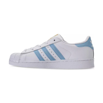 (Youth) adidas Superstar 'White Light Blue'