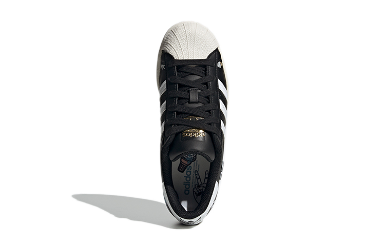 (Youth) adidas Superstar Big Kid 'Empowering Graphics - Black' 圖 5
