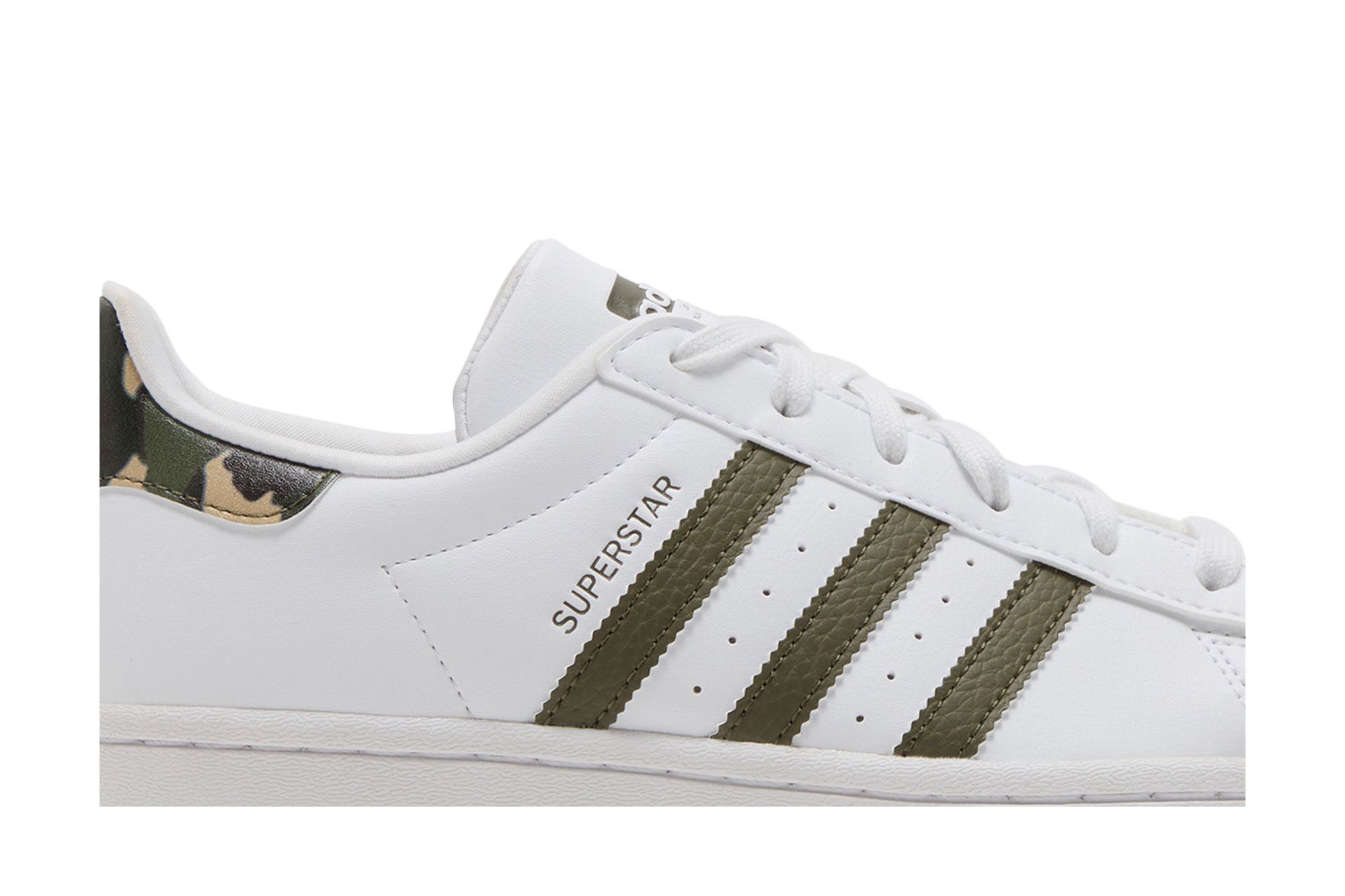 (Youth) adidas Superstar Big Kid 'White Camo' 圖 2