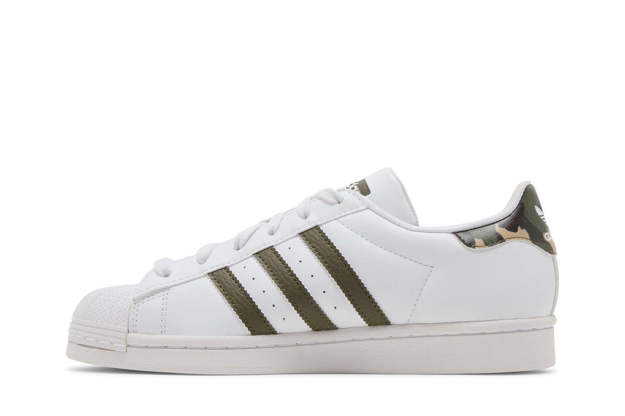 (Youth) adidas Superstar Big Kid 'White Camo' 圖 3