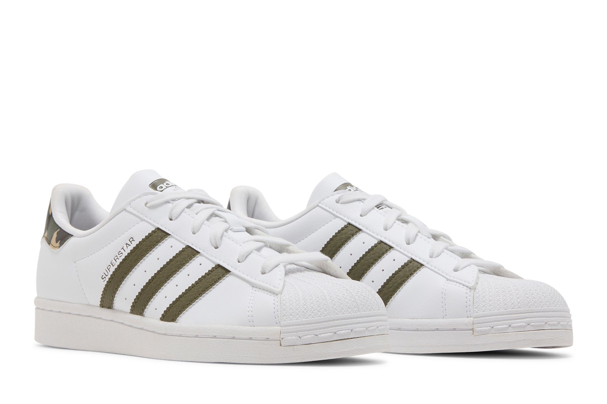 (Youth) adidas Superstar Big Kid 'White Camo' 圖 8