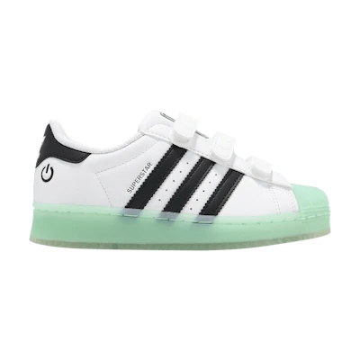 (Youth) adidas Superstar CF C 'LED Lights - White Semi Flash Aqua'