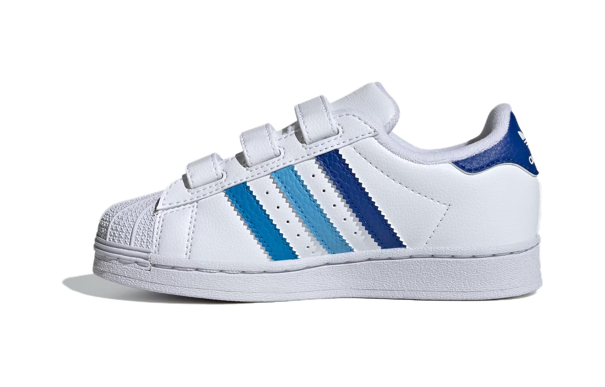 (Youth) adidas Superstar CF C 'White Royal Blue Burst' IF3577