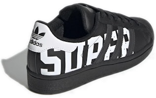 大童 adidas Originals Superstar J 鞋身標誌 舒適休閒 防滑 低筒 兒童板鞋 黑 Lookbook 大童 adidas Originals Superstar J 鞋身標誌 舒適休閒 防滑 低筒 兒童板鞋 黑