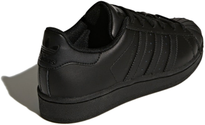 (Youth) adidas Superstar Foundation J 'Triple Black' B25724 Shop (Youth) adidas Superstar Foundation J 'Triple Black' B25724