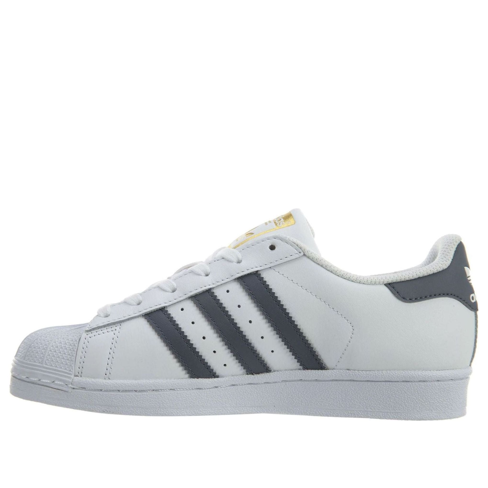 Buy (JR) 阿迪达斯 Superstar Foundation J '白色玛瑙' S81016