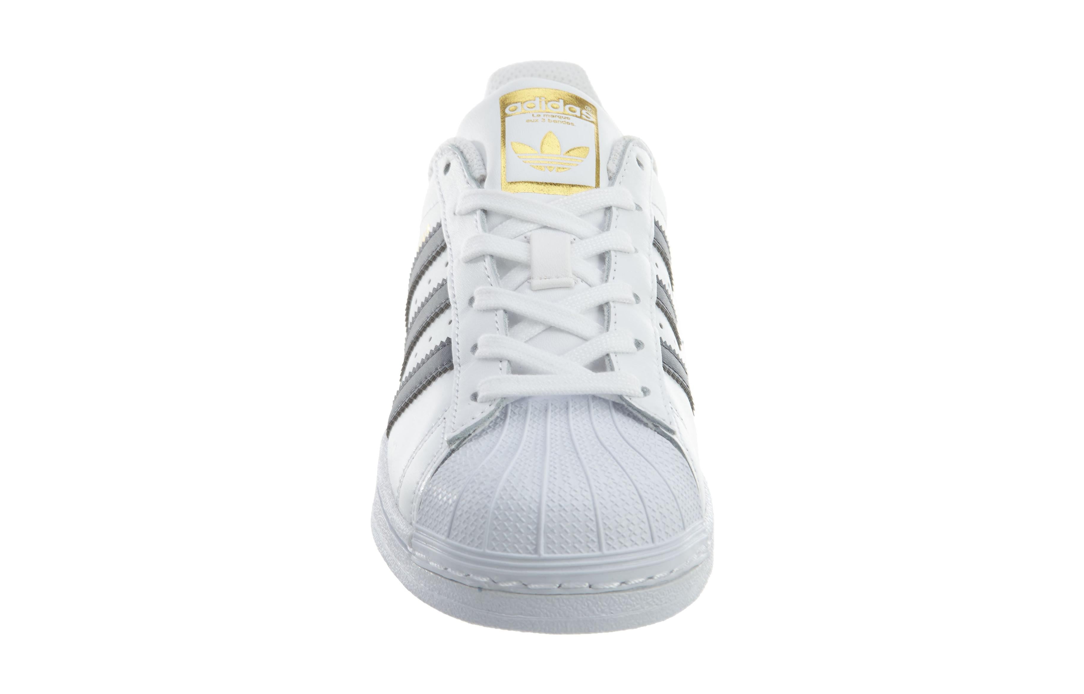 Shop (JR) adidas Superstar Foundation J ''Bianco Onix'' S81016