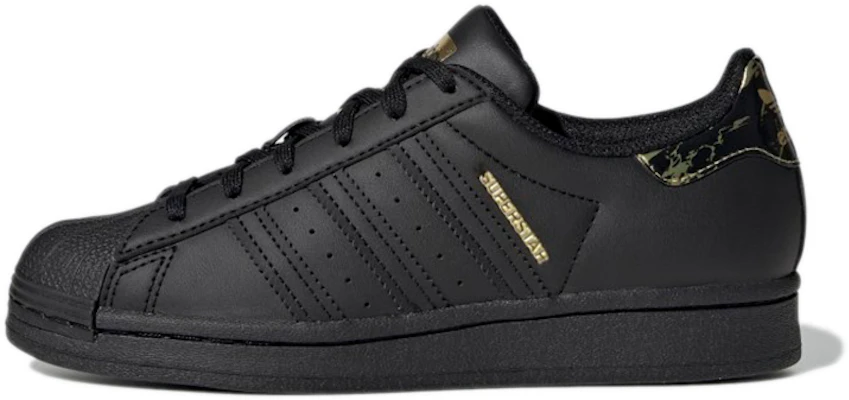 (Youth) adidas Superstar J 'Black Gold Metallic' H03992 Buy (Youth) adidas Superstar J 'Black Gold Metallic' H03992