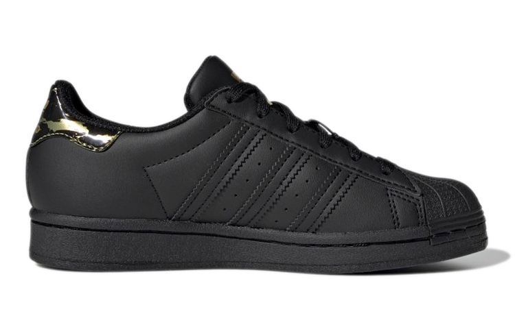 Order (Youth) adidas Superstar J 'Black Gold Metallic' H03992