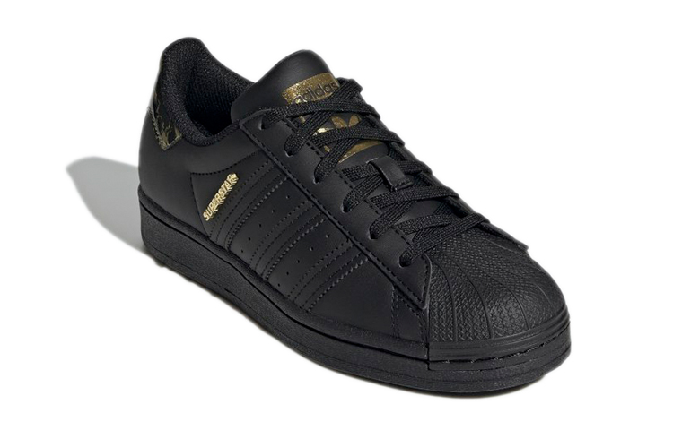 Lookbook (Youth) adidas Superstar J 'Black Gold Metallic' H03992