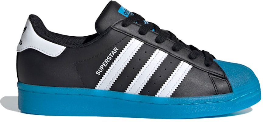 (JR) 阿迪达斯 Superstar J '黑色信号蓝' FW3981 Order (JR) 阿迪达斯 Superstar J '黑色信号蓝' FW3981
