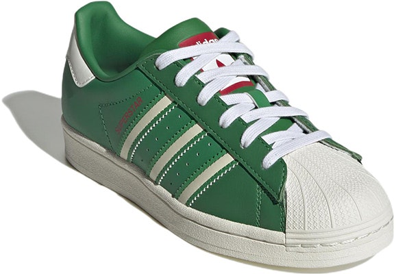 (Youth) adidas Superstar J 'Green Off White' HQ9959 Lookbook (Youth) adidas Superstar J 'Green Off White' HQ9959