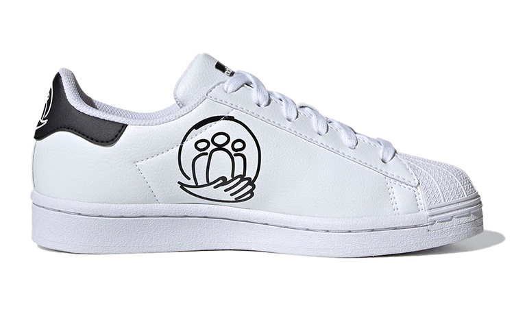 (Youth) adidas Superstar J 'White Black' 圖 2