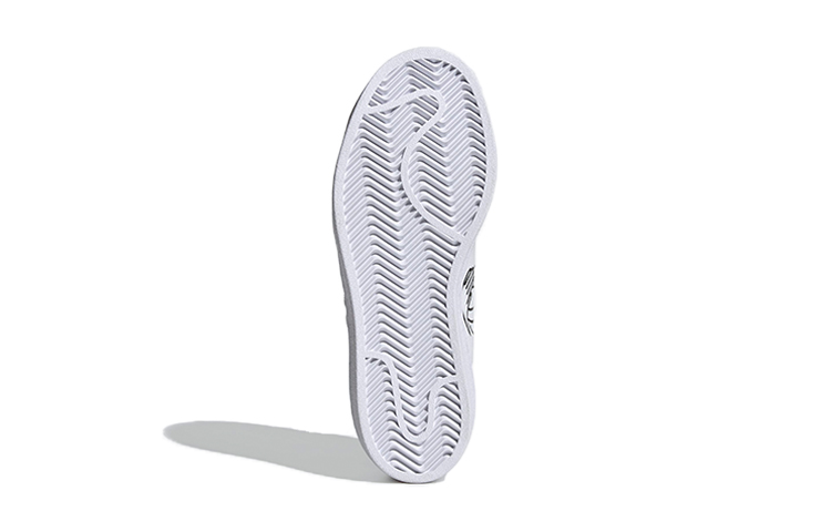 (Youth) adidas Superstar J 'White Black' 圖 6