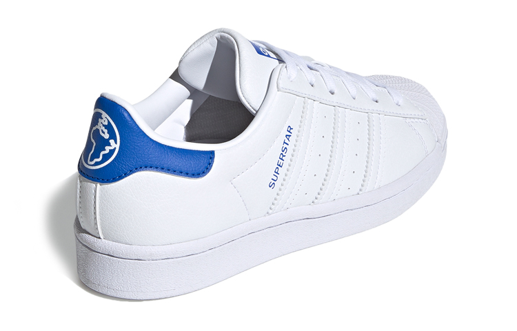 (Youth) adidas Superstar J 'White Blue' 圖 4