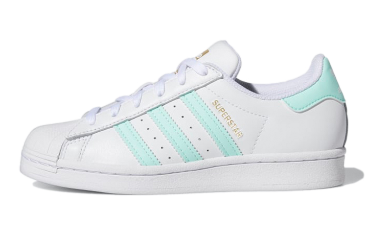 (Youth) adidas Superstar J 'White Clear Mint' GX2539