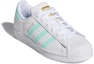 Lookbook (JR) adidas Superstar J 'Blanco Menta Claro' GX2539
